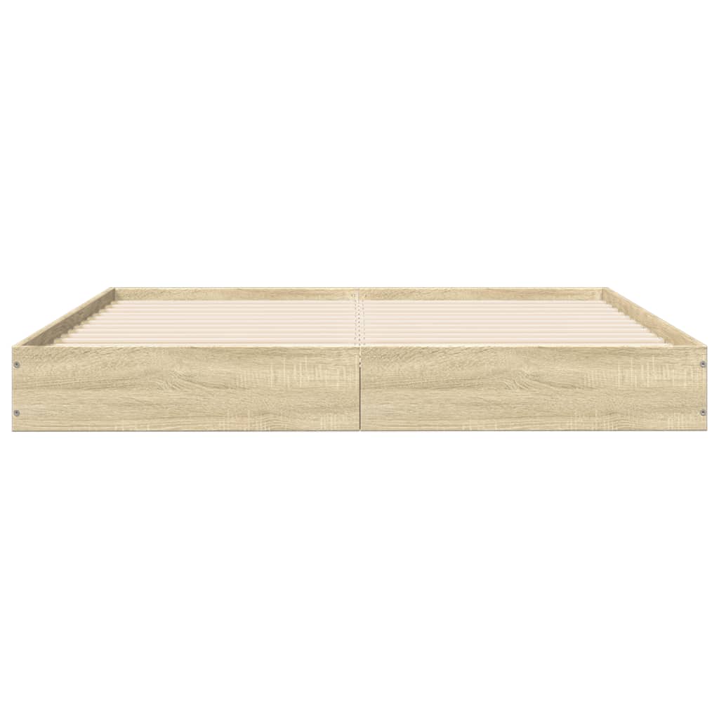 Πλαίσιο Κρεβατιού Χωρ. Στρώμα Sonoma Δρυς 120x190 εκ. Επ. Ξύλο