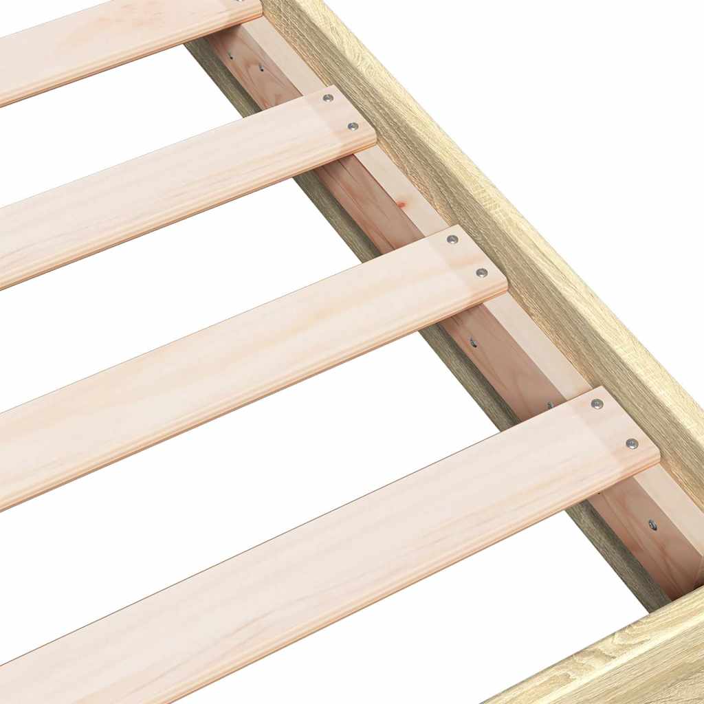 Πλαίσιο Κρεβατιού Χωρ. Στρώμα Sonoma Δρυς 75x190εκ Επεξ. Ξύλο