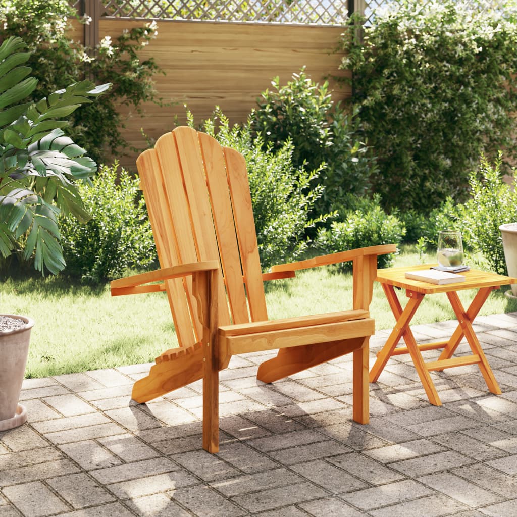Καρέκλα Κήπου Adirondack 77x78x95 εκ. από Μασίφ Ξύλο Teak