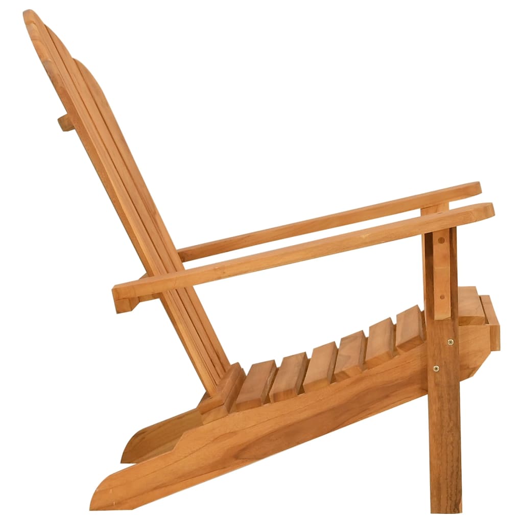 Καρέκλα Κήπου Adirondack 77x78x95 εκ. από Μασίφ Ξύλο Teak