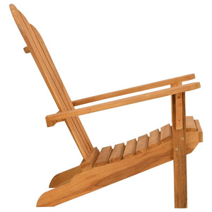 Καρέκλα Κήπου Adirondack 77x78x95 εκ. από Μασίφ Ξύλο Teak