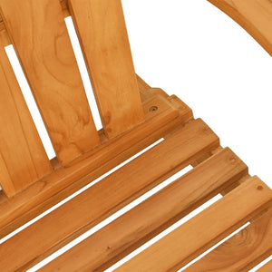 Καρέκλα Κήπου Adirondack 77x78x95 εκ. από Μασίφ Ξύλο Teak
