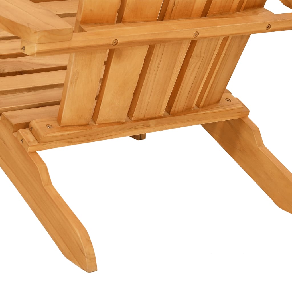 Καρέκλα Κήπου Adirondack 77x78x95 εκ. από Μασίφ Ξύλο Teak
