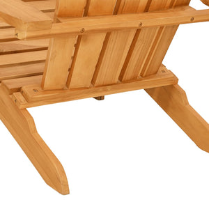 Καρέκλα Κήπου Adirondack 77x78x95 εκ. από Μασίφ Ξύλο Teak