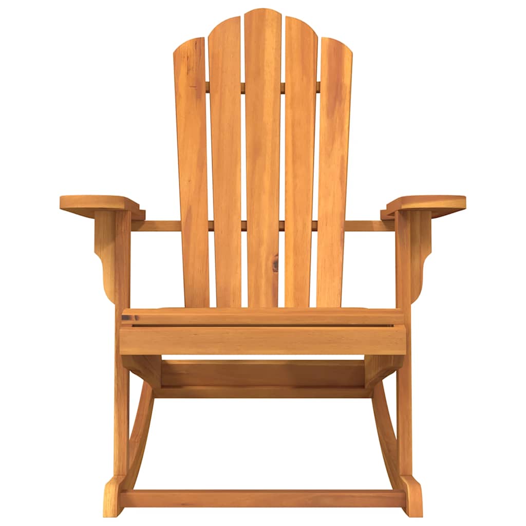 Καρέκλα Κήπου Adirondack Κουνιστή από Μασίφ Ξύλο Teak - Pakobazaar