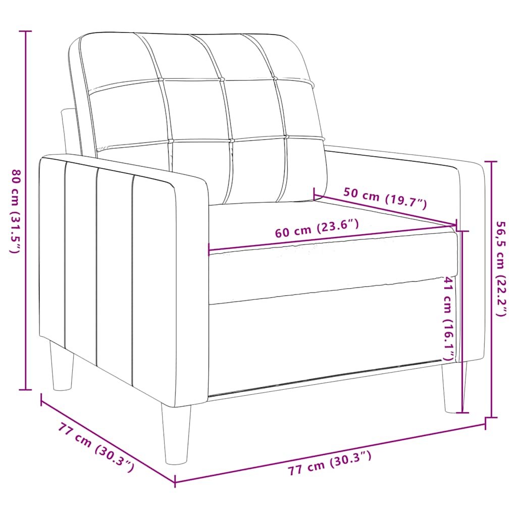 Σαλόνι Σετ 4 Τεμαχίων Κίτρινο από Βελούδο με Μαξιλάρια