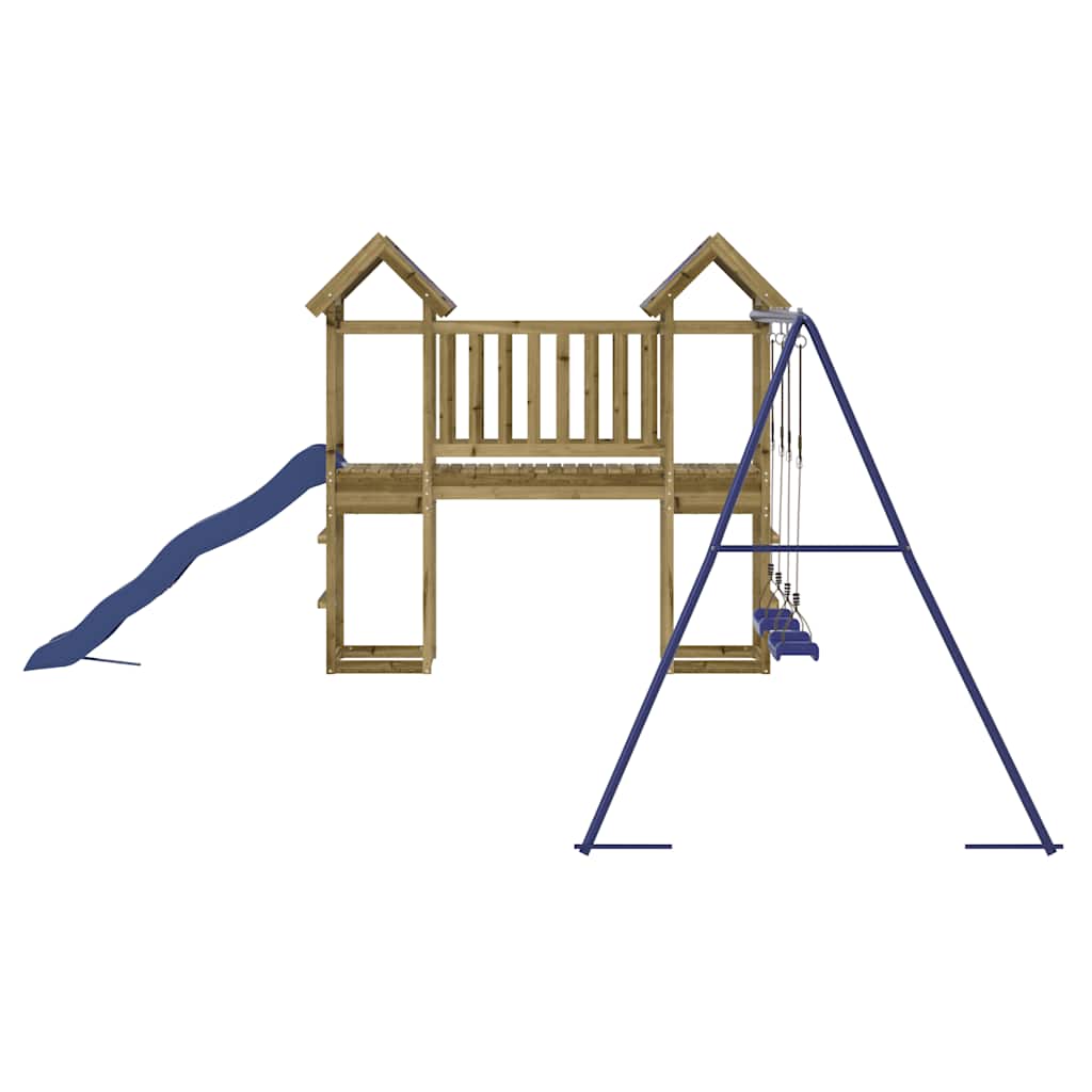 Παιδική Χαρά Εξωτερικού Χώρου από Εμποτισμένο Ξύλο Πεύκου