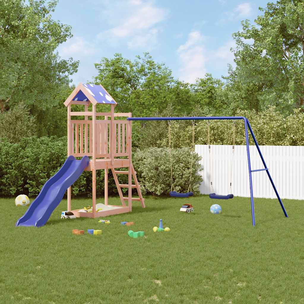 Παιδική Χαρά Εξωτερικού Χώρου από Μασίφ Ξύλο Ψευδοτσούγκας