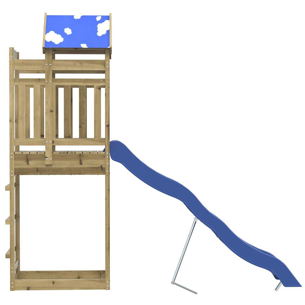 Παιδική Χαρά Εξωτερικού Χώρου από Εμποτισμένο Ξύλο Πεύκου