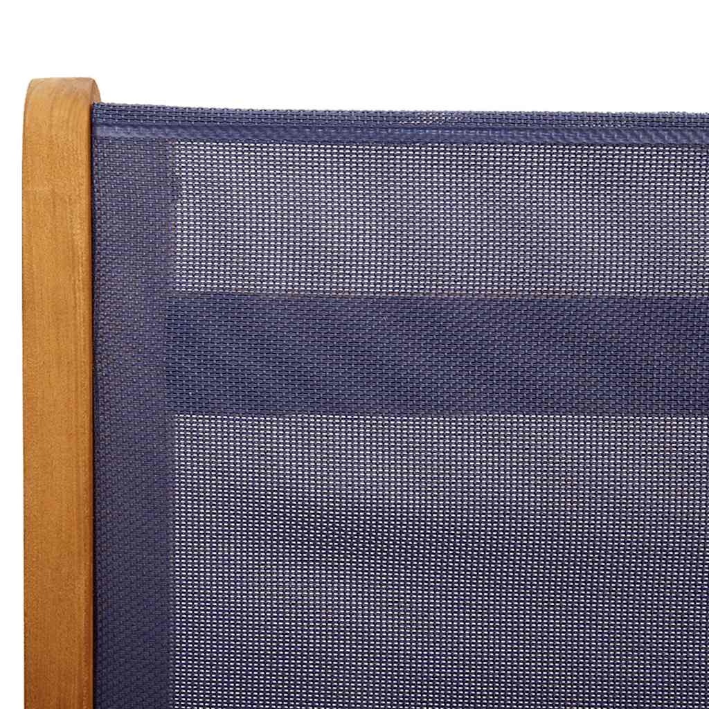 Καρέκλες Πτυσσόμενες 8 τεμ. από Μασίφ Ξύλο Ακακίας/Τεξτιλίνη