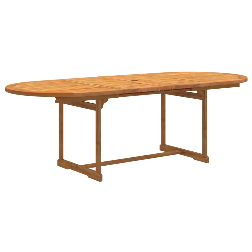 Σετ Τραπεζαρίας Κήπου 7 Τεμαχίων Μασίφ Ξύλο Ακακίας / Τεξτιλίνη