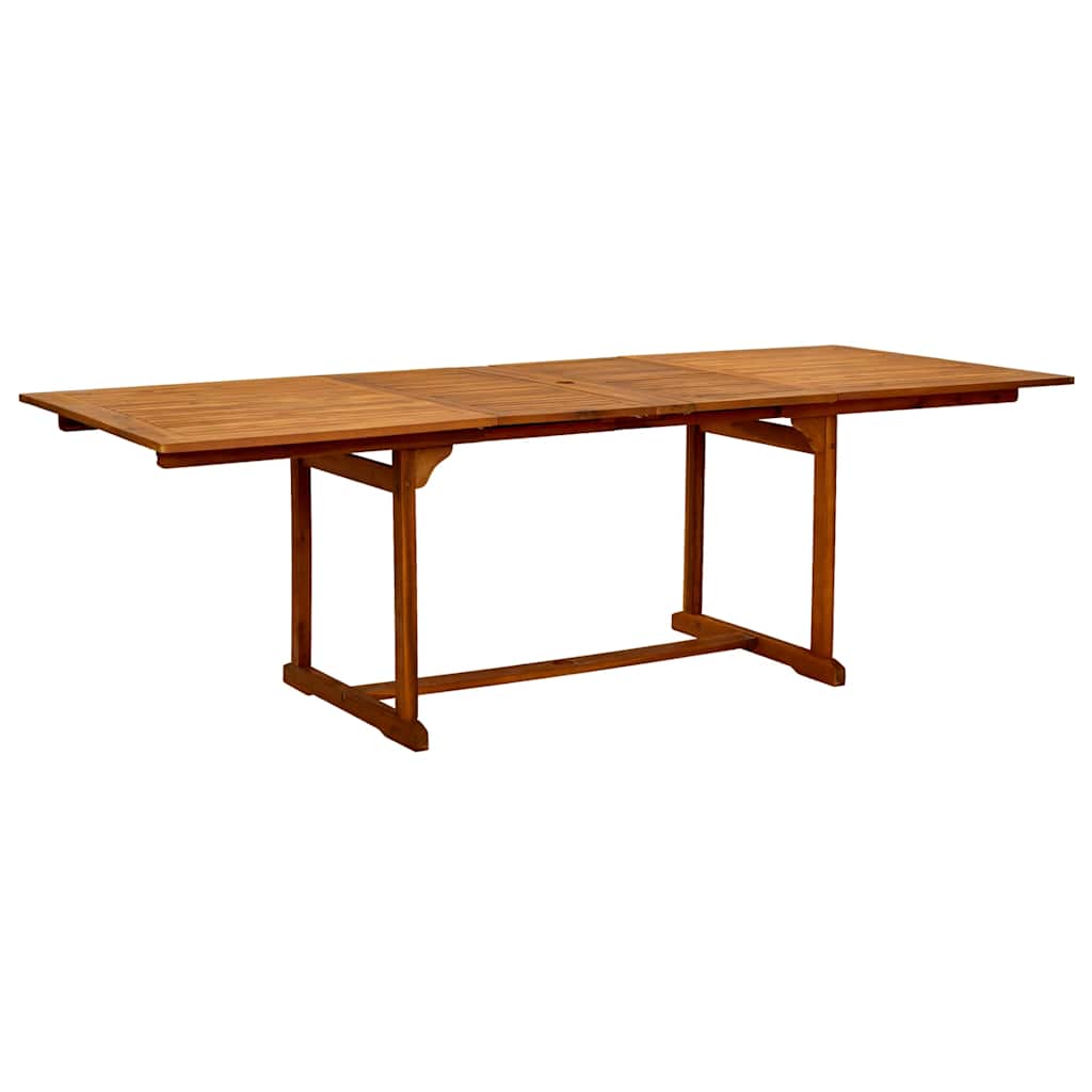 Σετ Τραπεζαρίας Κήπου 7 Τεμαχίων Μασίφ Ξύλο Ακακίας / Τεξτιλίνη - Pakobazaar