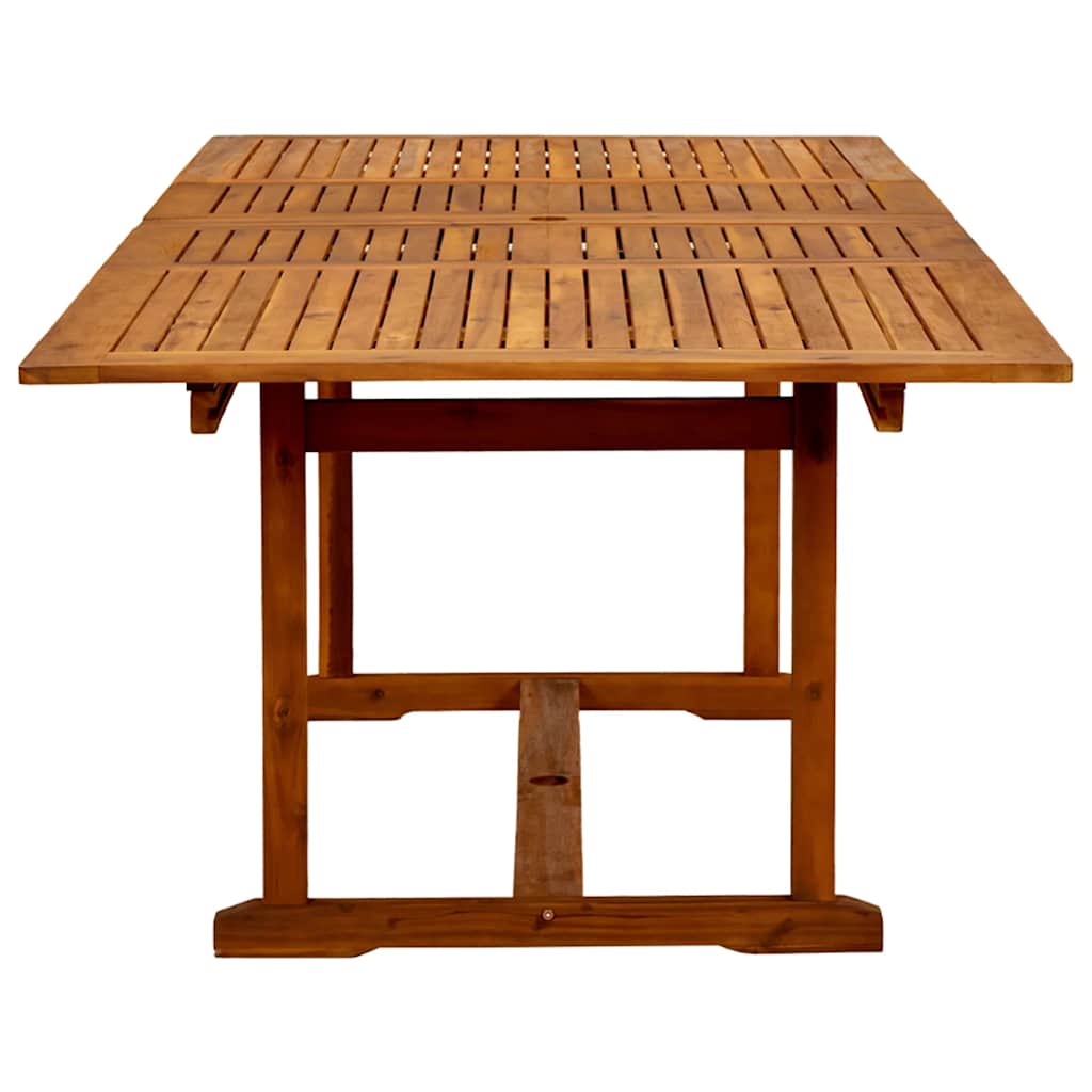 Σετ Τραπεζαρίας Κήπου 9 Τεμαχίων Μασίφ Ξύλο Ακακίας / Τεξτιλίνη - Pakobazaar