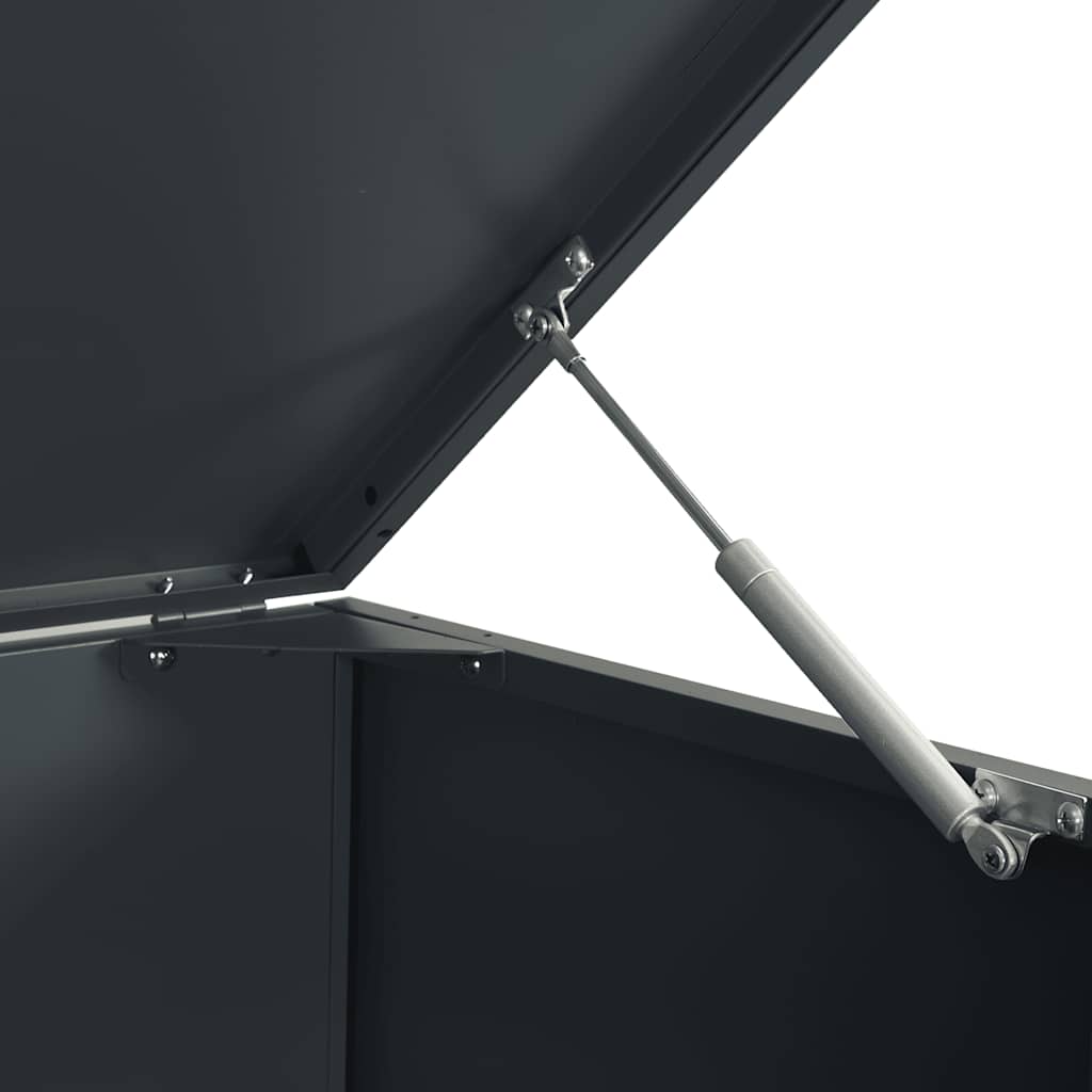 Πλαίσιο Κάδων Απορριμμάτων 5 Κάδοι Ανθρακί 345x79x117 εκ Ατσάλι