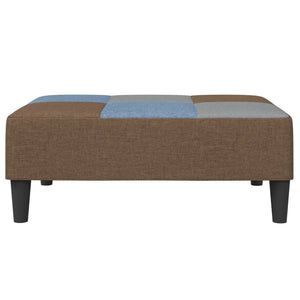 Υποπόδιο με Σχέδιο Patchwork 77x55x31 εκ. Υφασμάτινο