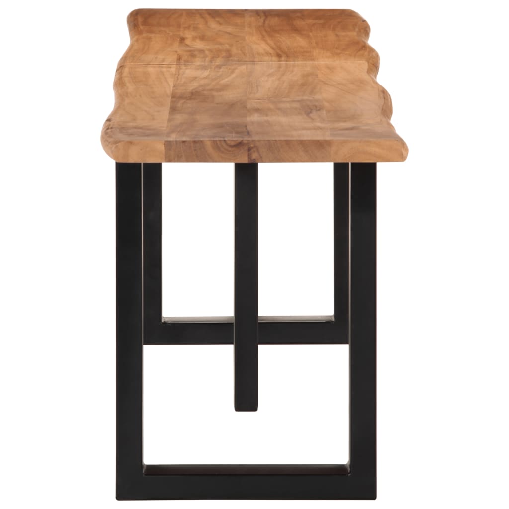 Πάγκος 160 εκ. από Μασίφ Ξύλο Ακακίας / Ατσάλι - Pakobazaar