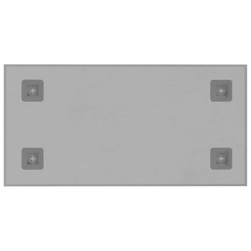 Πίνακας Επιτοίχιος Μαγνητικός Λευκός 60 x 30 εκ. Ψημένο Γυαλί - Pakobazaar