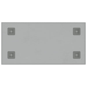Πίνακας Επιτοίχιος Μαγνητικός Λευκός 40 x 20 εκ. Ψημένο Γυαλί