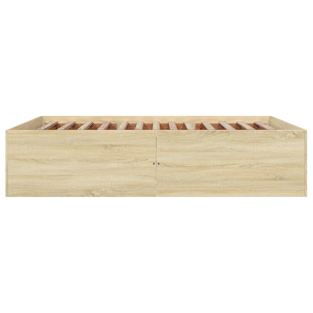 Πλαίσιο Κρεβατιού Sonoma Δρυς 150x200 εκ. Επεξεργασμένο Ξύλο