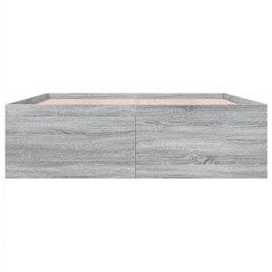 Πλαίσιο Κρεβατιού Γκρι Sonoma 150x200 εκ. Επεξεργασμένο Ξύλο