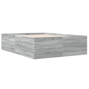 Πλαίσιο Κρεβατιού Γκρι Sonoma 120x200 εκ. Επεξεργασμένο Ξύλο
