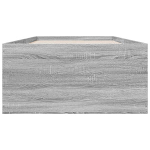 Πλαίσιο Κρεβατιού Γκρι Sonoma 100x200 εκ. Επεξεργασμένο Ξύλο