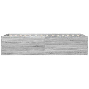 Πλαίσιο Κρεβατιού Γκρι Sonoma 100x200 εκ. Επεξεργασμένο Ξύλο