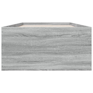 Πλαίσιο Κρεβατιού Γκρι Sonoma 90x200 εκ. Επεξεργασμένο Ξύλο
