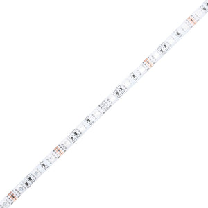 Πλαίσιο Κρεβατιού με LED Λευκό 90 x 200 εκ. Επεξεργ. Ξύλο