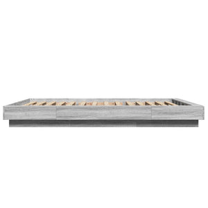 Πλαίσιο Κρεβατιού Γκρι Sonoma 120x200 εκ. Επεξεργασμένο Ξύλο