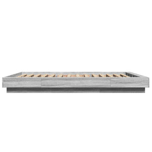 Πλαίσιο Κρεβατιού Γκρι Sonoma 120 x 190 εκ. Επεξεργασμένο Ξύλο