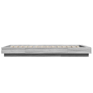 Πλαίσιο Κρεβατιού Γκρι Sonoma 75x190 εκ. Επεξεργασμένο Ξύλο