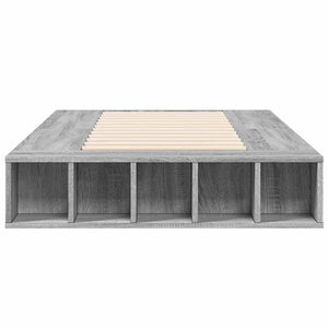 Πλαίσιο Κρεβατιού Γκρι Sonoma 90x200 εκ. Επεξεργασμένο Ξύλο