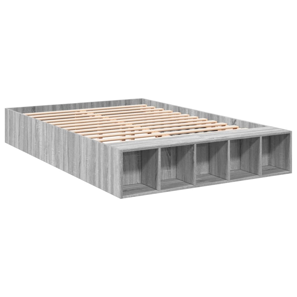 Πλαίσιο Κρεβατιού Γκρι Sonoma 120x200 εκ. Επεξεργασμένο Ξύλο