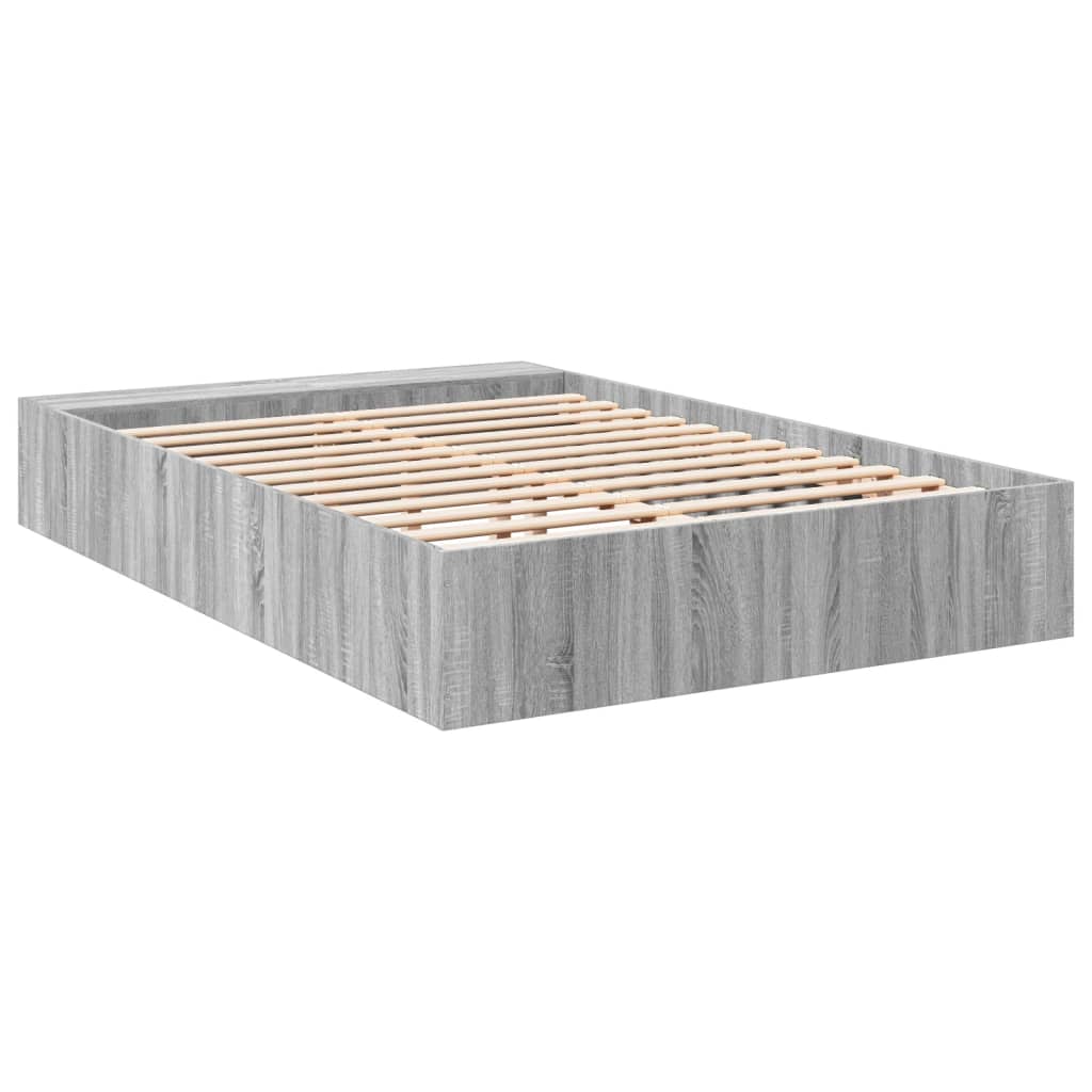 Πλαίσιο Κρεβατιού Γκρι Sonoma 120x200 εκ. Επεξεργασμένο Ξύλο