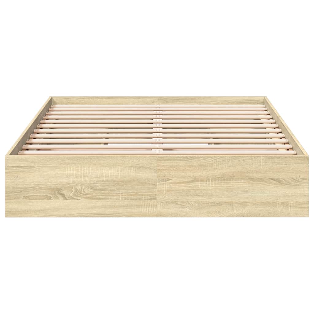 Πλαίσιο Κρεβατιού με συρτάρια Sonoma Δρυς 120x200εκ. Επεξ. Ξύλο