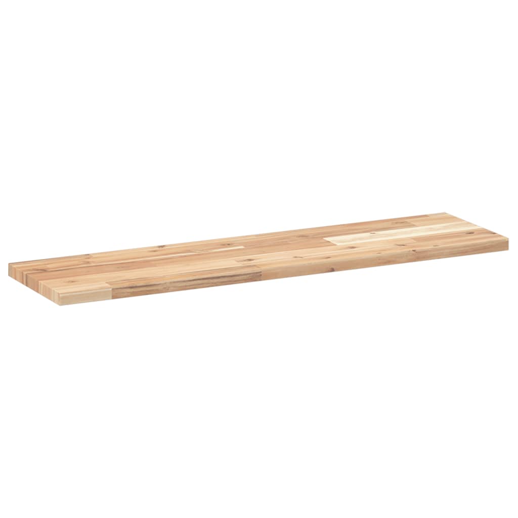 Ράφια Πλωτά 4 τεμ. 100x20x2 εκ. από Μασίφ Ξύλο Ακακίας - Pakobazaar