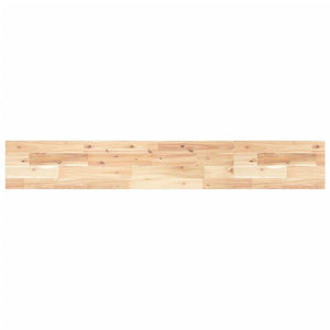 Ράφια Πλωτά 4 τεμ. 160x20x2 εκ. από Μασίφ Ξύλο Ακακίας χωρίς Επεξεργασία - Pakobazaar