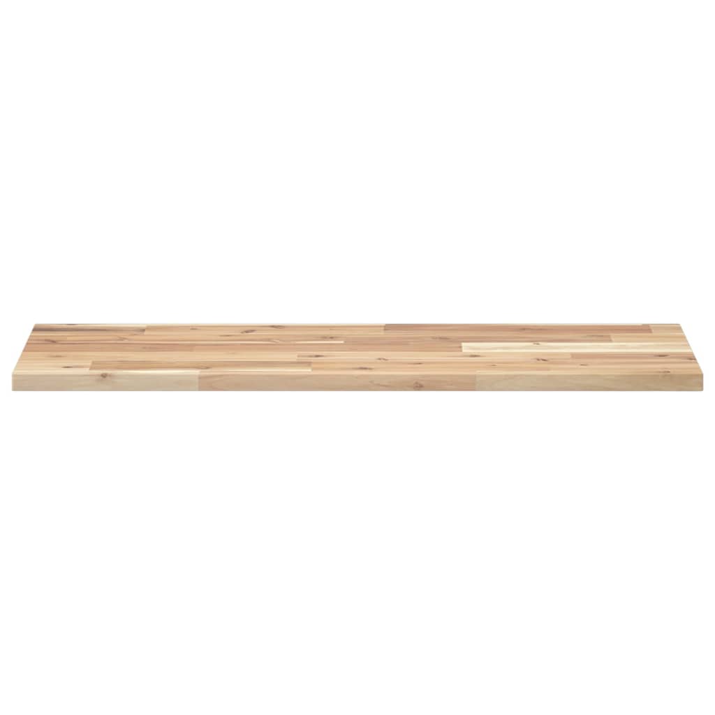 Ράφια Πλωτά 2 τεμ. 100x30x2 εκ. από Μασίφ Ξύλο Ακακίας χωρίς Επεξεργασία - Pakobazaar