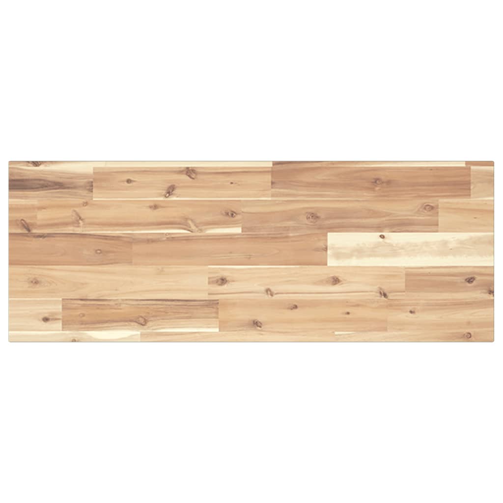 Ράφια Πλωτά 3 τεμ. 100x30x2 εκ. από Μασίφ Ξύλο Ακακίας χωρίς Επεξεργασία - Pakobazaar