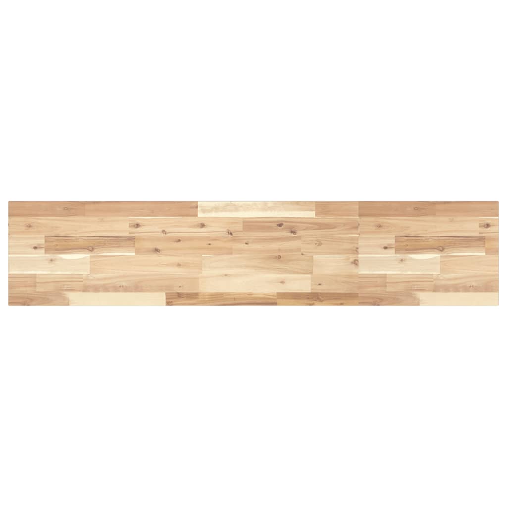 Ράφι Κρεμαστό 140 x 30 x 2 εκ. Ακατέργαστο Μασίφ Ξύλο Ακακίας - Pakobazaar