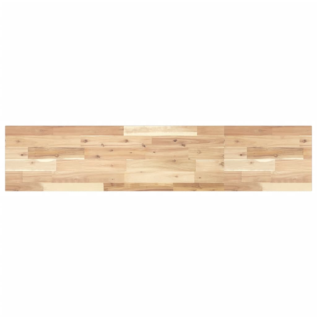 Ράφια Κρεμαστά 2 Τεμ. 160x30x2εκ Ακατέργαστο Μασίφ Ξύλο Ακακίας - Pakobazaar