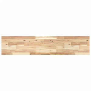 Ράφια Κρεμαστά 2 Τεμ. 160x30x2εκ Ακατέργαστο Μασίφ Ξύλο Ακακίας - Pakobazaar