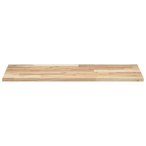 Ράφια Κρεμαστά 4 Τεμ. 60x40x2εκ. Ακατέργαστο Μασίφ Ξύλο Ακακίας