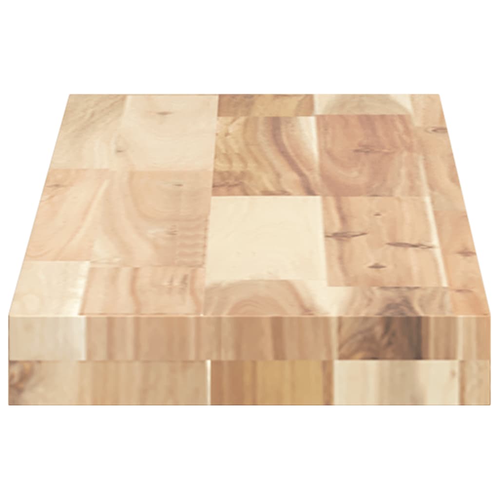 Ράφια Πλωτά 3 τεμ. 100x20x4 εκ. από Μασίφ Ξύλο Ακακίας - Pakobazaar