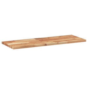 Ράφια Πλωτά 4 τεμ. 100x30x2 εκ. από Μασίφ Ξύλο Ακακίας με Φινίρισμα Λαδιού