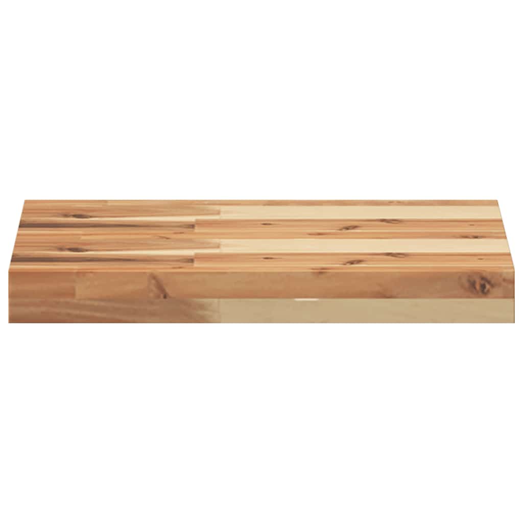 Ράφια Πλωτά 3 τεμ. 40x30x4 εκ. από Μασίφ Ξύλο Ακακίας με Φινίρισμα Λαδιού - Pakobazaar
