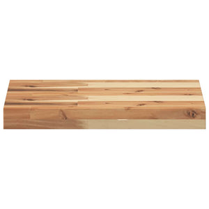 Ράφια Πλωτά 4 τεμ. 40x30x4 εκ. από Μασίφ Ξύλο Ακακίας με Φινίρισμα Λαδιού - Pakobazaar