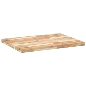 Επιφάνεια Νιπτήρα Μπάνιου Ακατέργαστη 80x60x4 εκ. Μασίφ Ακακία