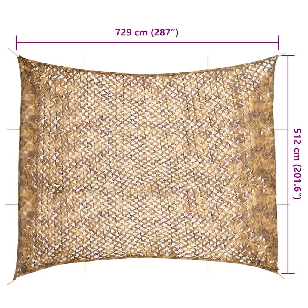 Δίχτυ Παραλλαγής με Τσάντα Αποθήκευσης 729 x 602 εκ. Άμμος - Pakobazaar